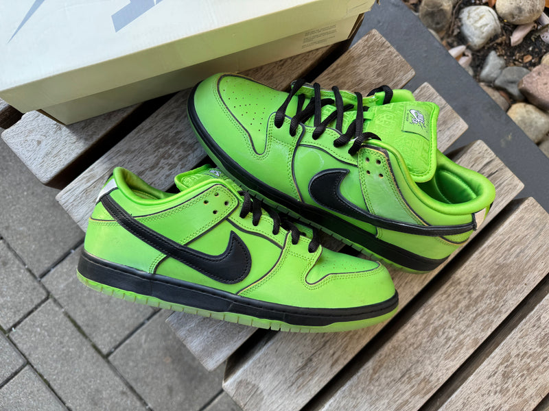 Nike SB Dunk Low The Powerpuff Girls Buttercup *USED*