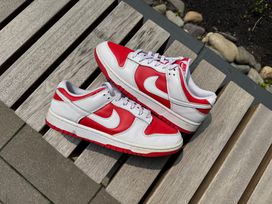 Nike Dunk Low Championship Red *USED* (NO BOX)