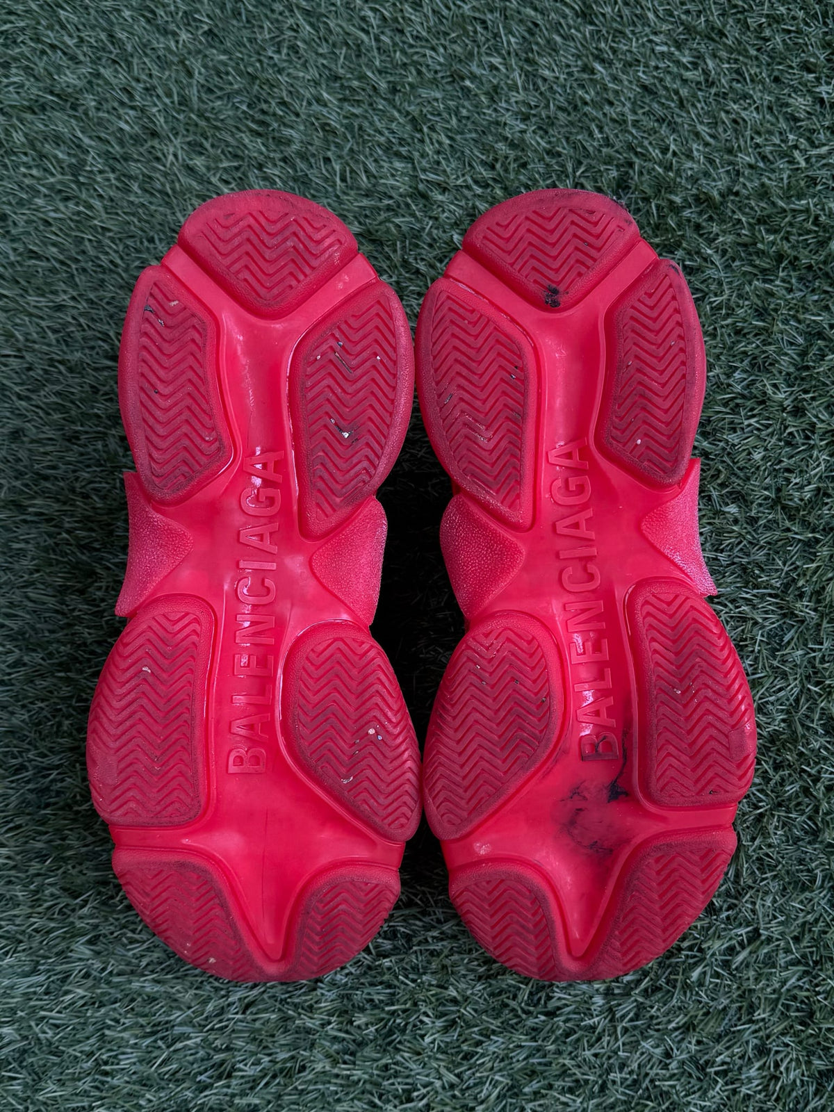 Balenciaga Triple S Red Clear Sole