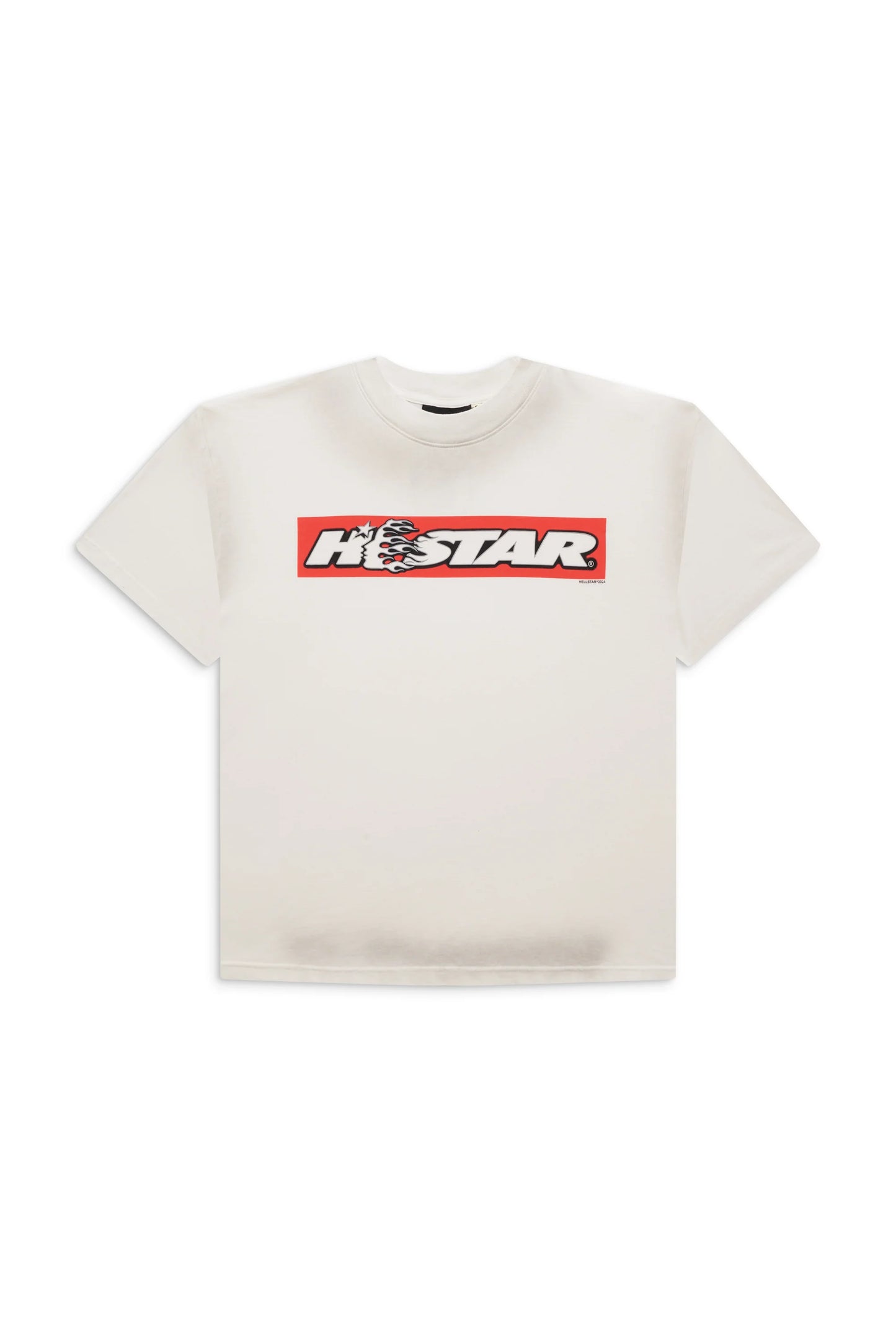 Hellstar Box Logo Tee "White/Red"