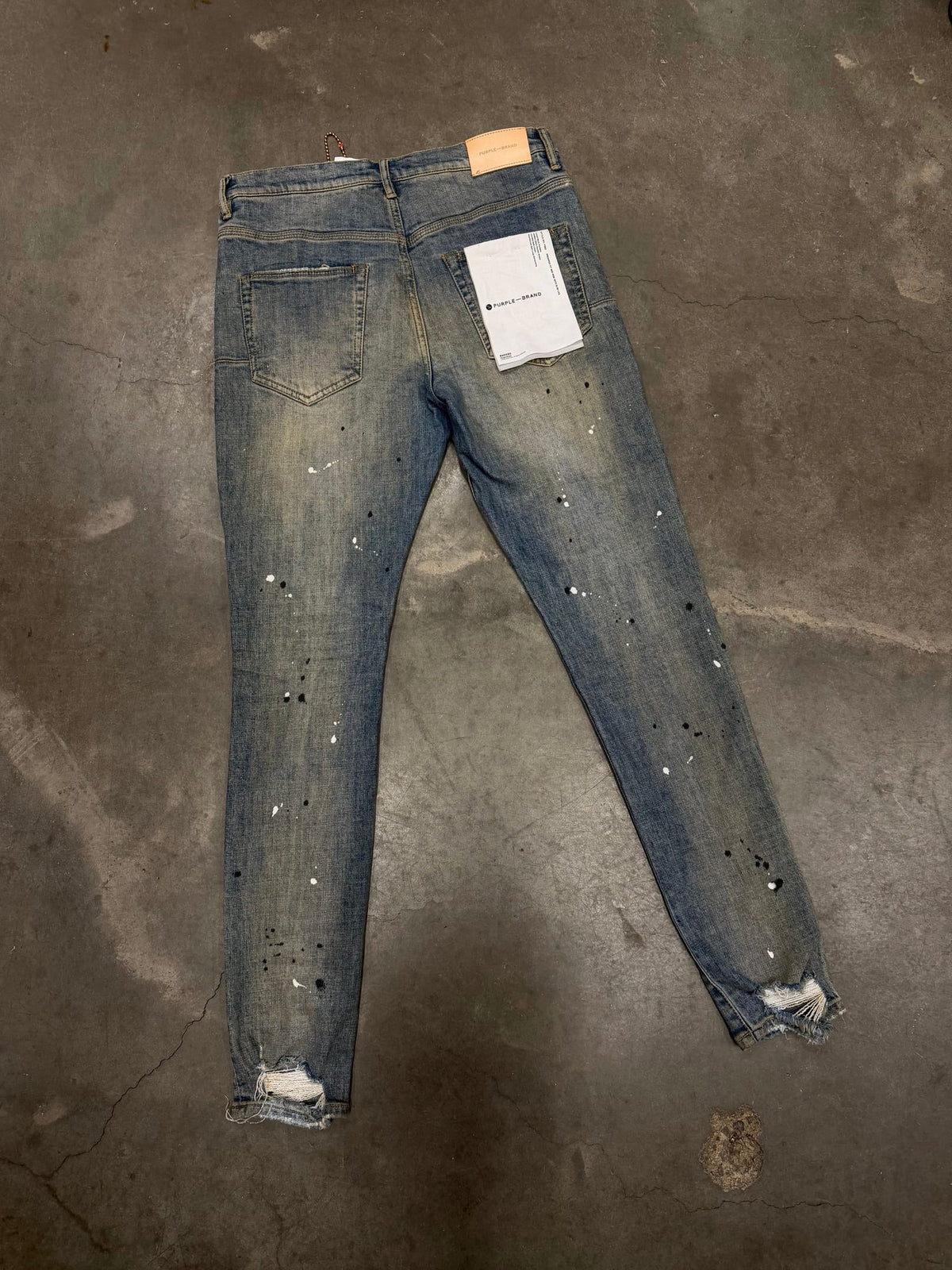 Purple Brand Vintage Spotted Indigo Jeans Indigo