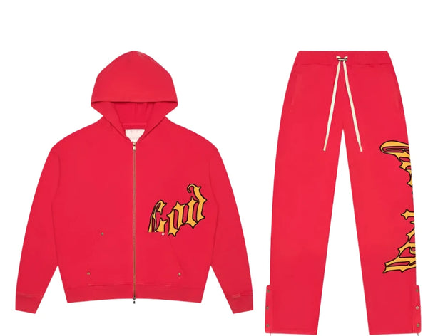 Godspeed Og Logo Red/Yellow Sweats