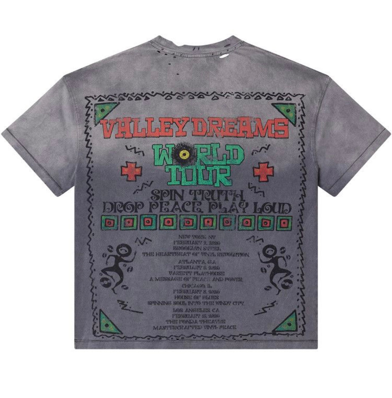Vale Forever Faded Chaos Bling Tee