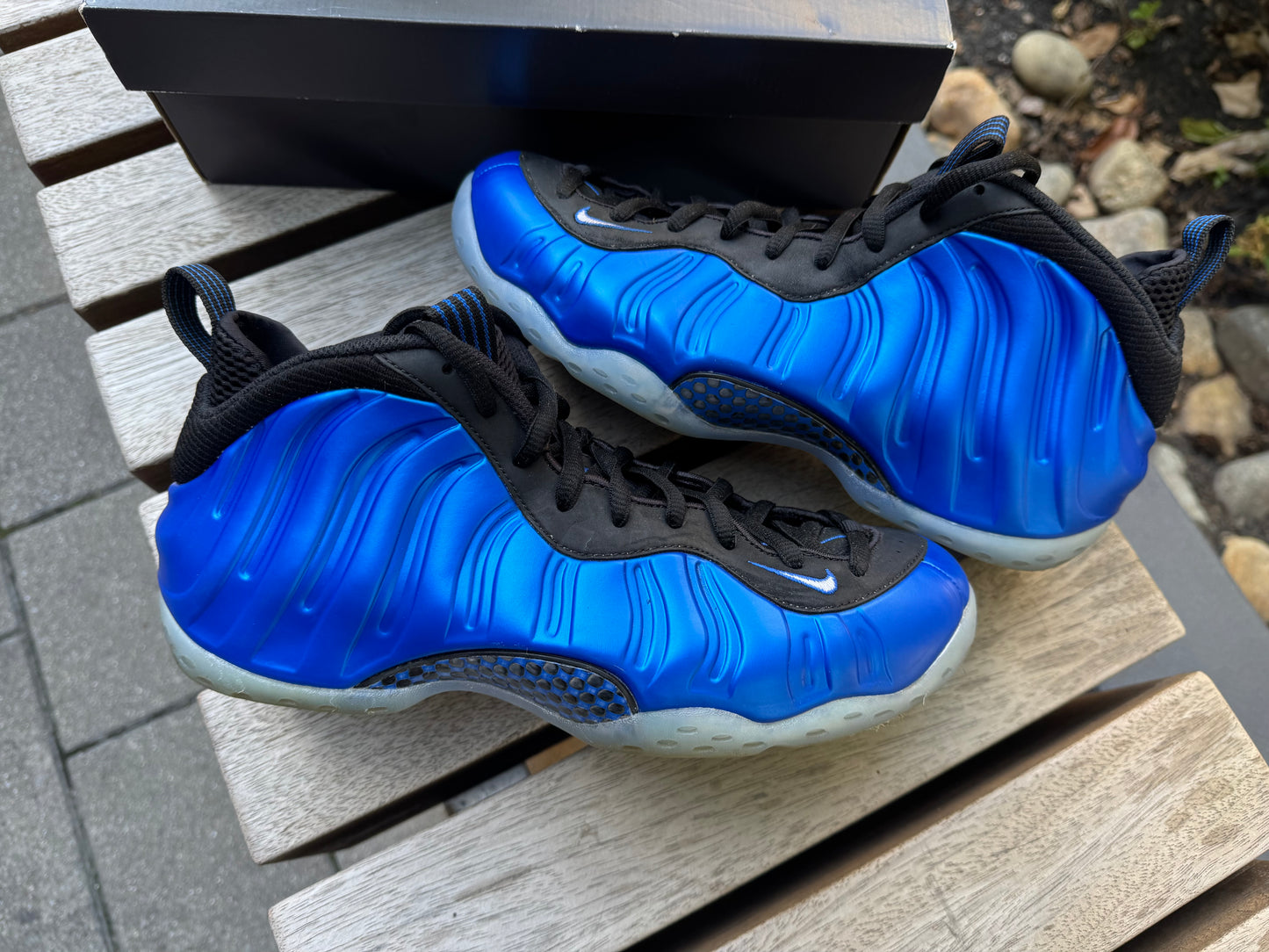 Nike Air Foamposite One International Blue *USED* (REP BOX)