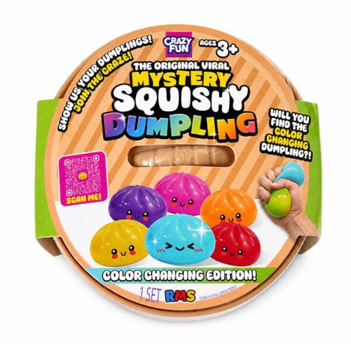 The Original Mystery Squishy Dumpling Color Changing Edition