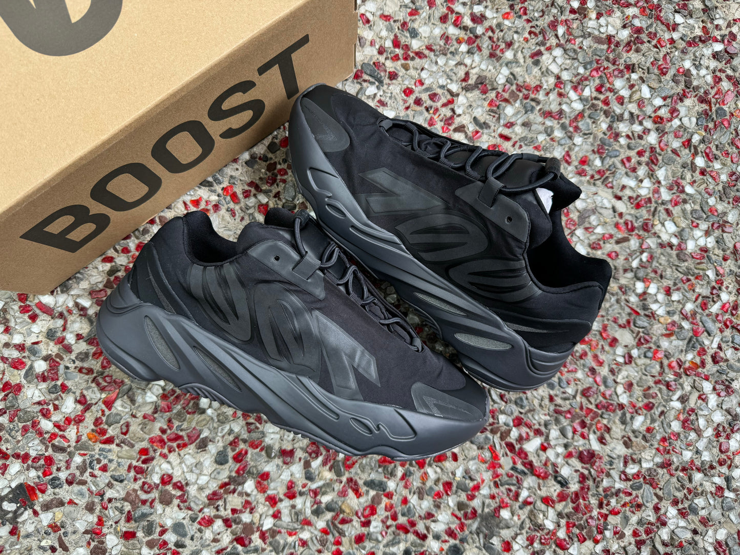 Adidas Yeezy Boost 700 MNVN Triple Black *USED*