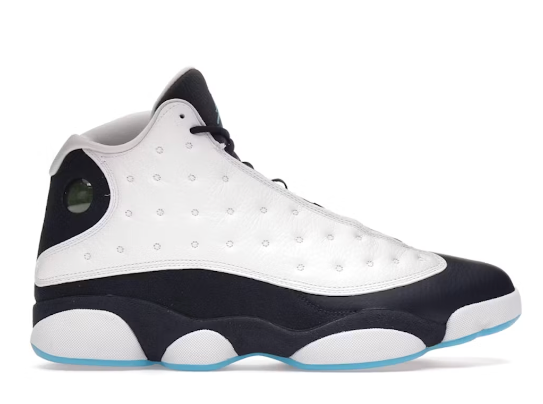 Jordan 13 Retro Obsidian Powder Blue White