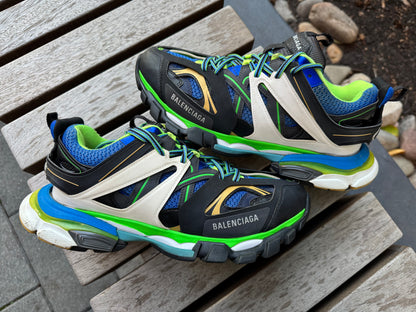 Balenciaga Track Green White Blue *USED* (REPLACEMENT BOX) (42 EU)