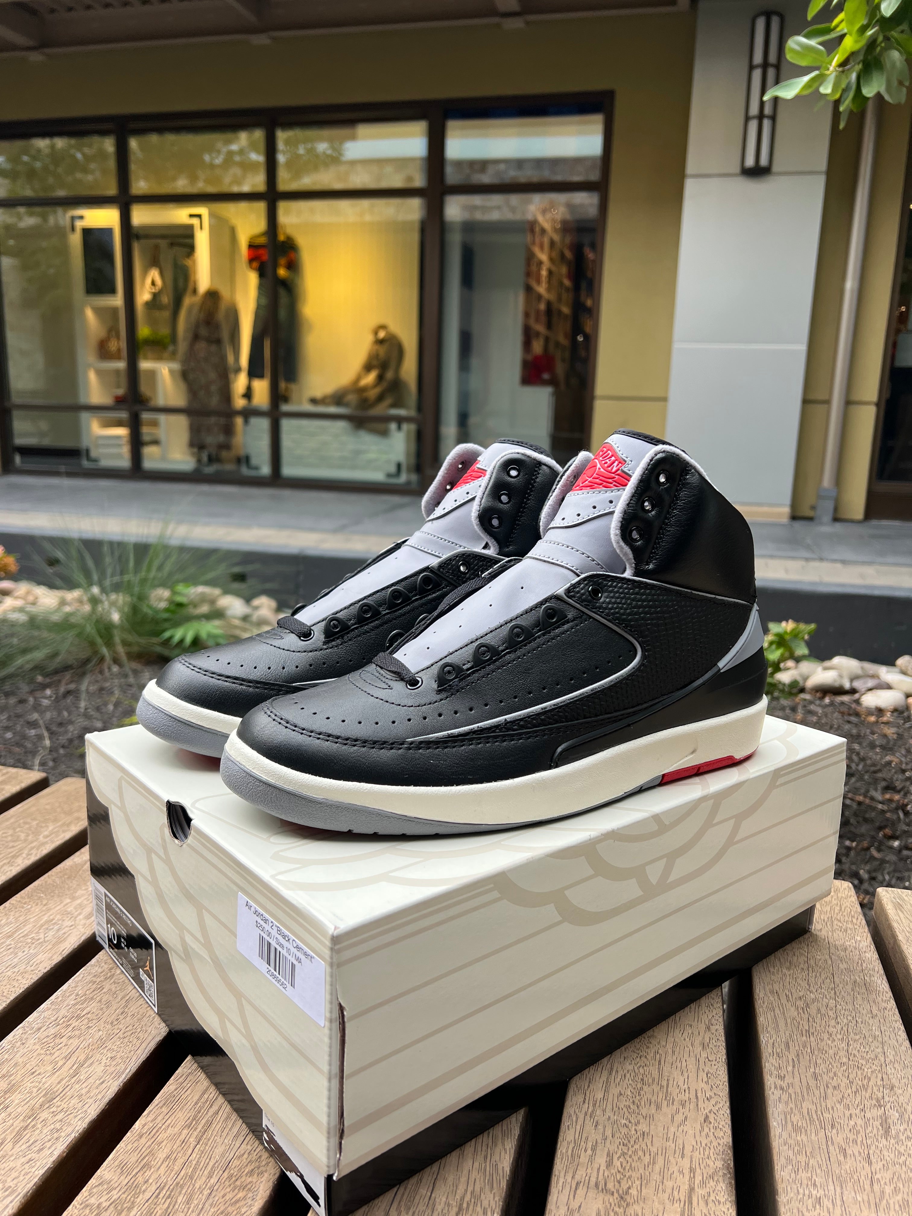 Jordan 2 cheap black cement