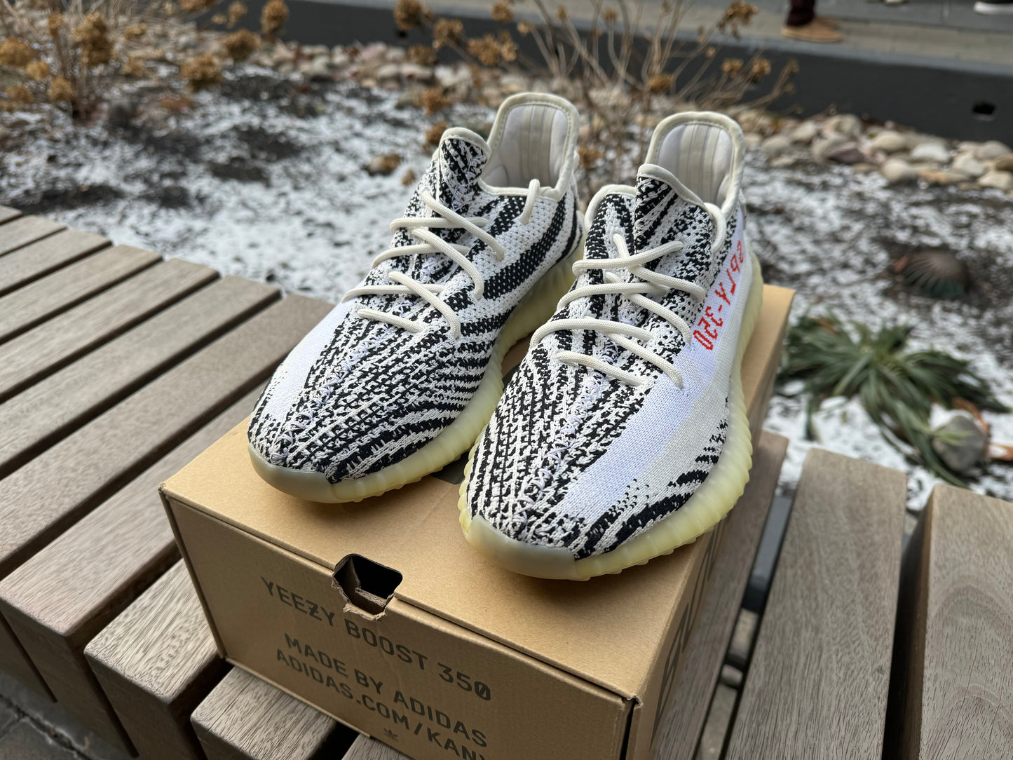 adidas Yeezy Boost 350 V2 Zebra *USED* *REPLACEMENT BOX*