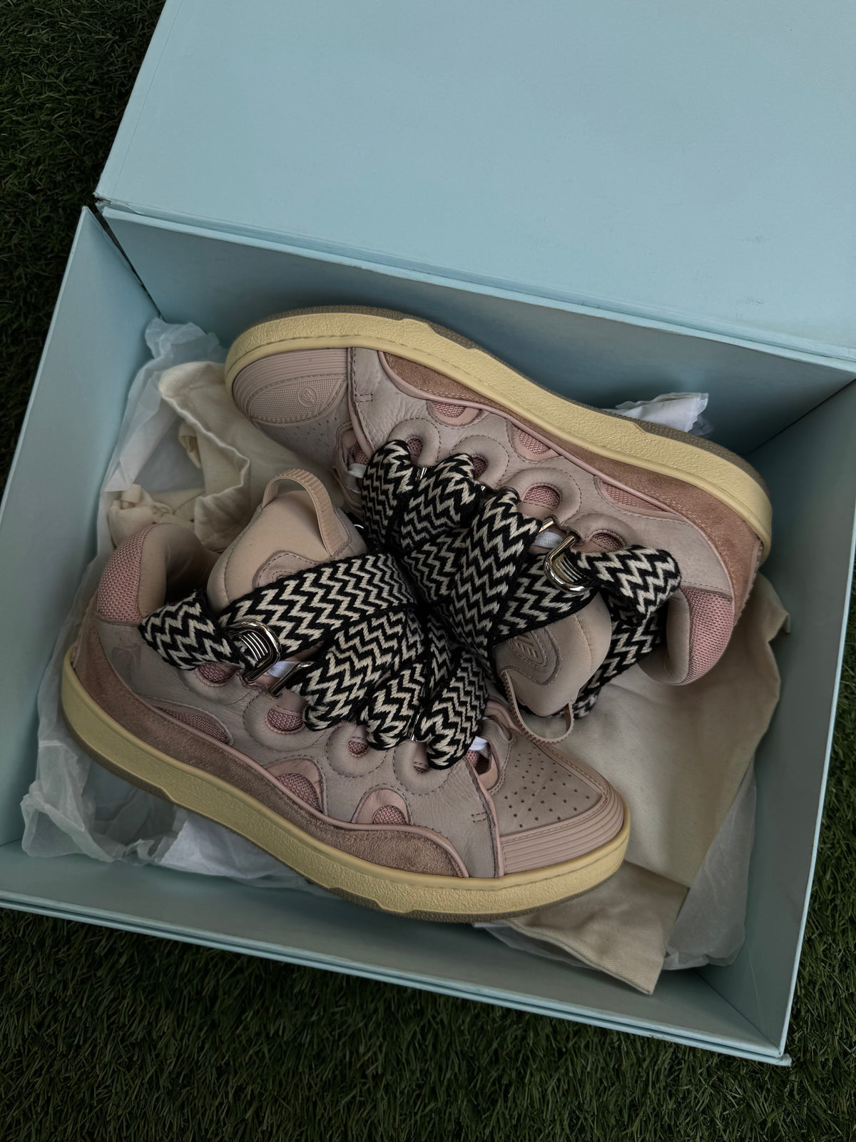 Lanvin Curb Sneakers 'Pink'
