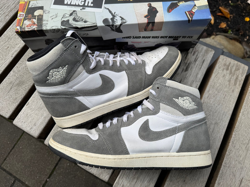 Jordan 1 Retro High OG Washed Black *USED* (REP BOX)