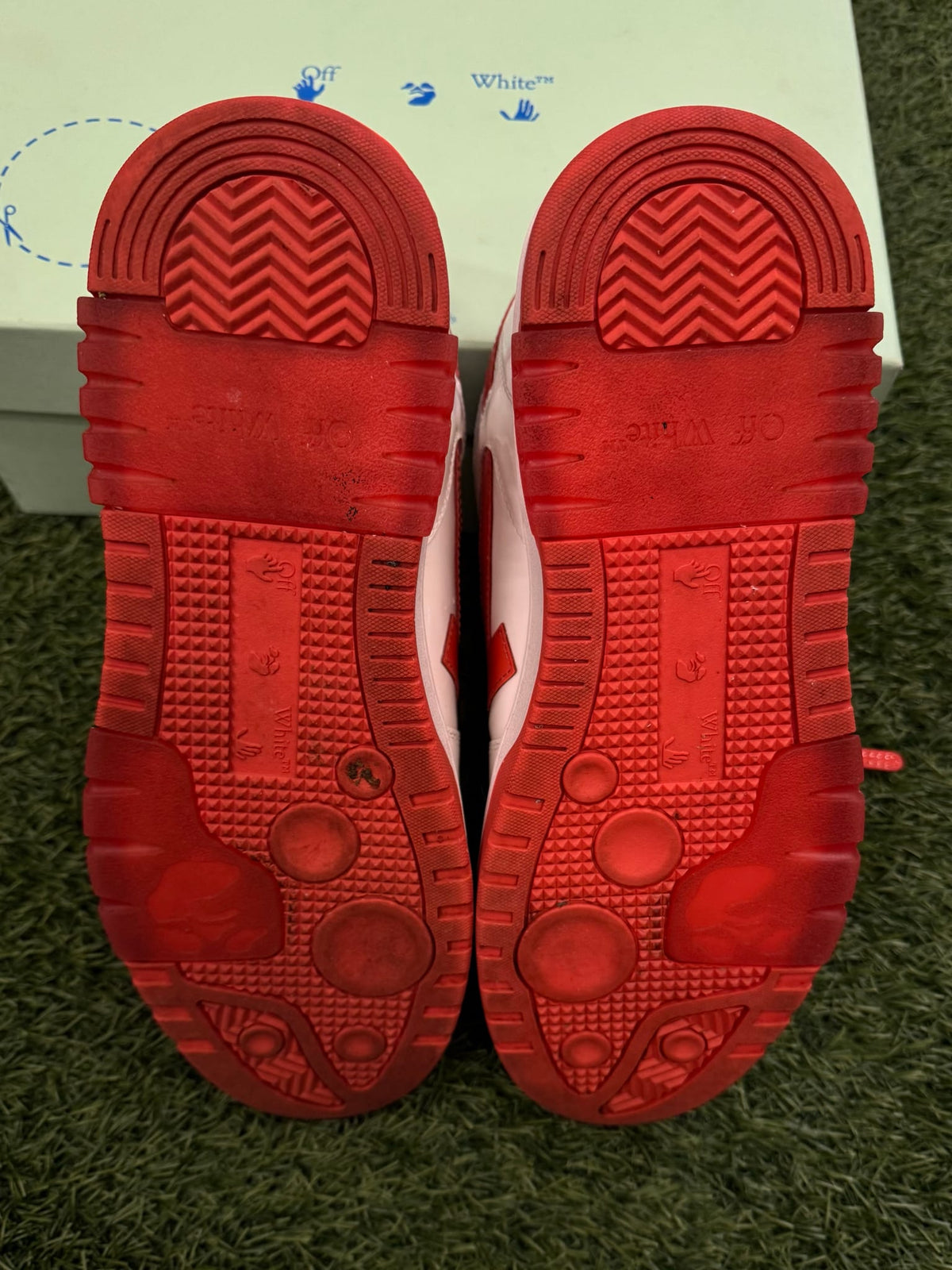 Off-White Out of Office 'White Red Patent'