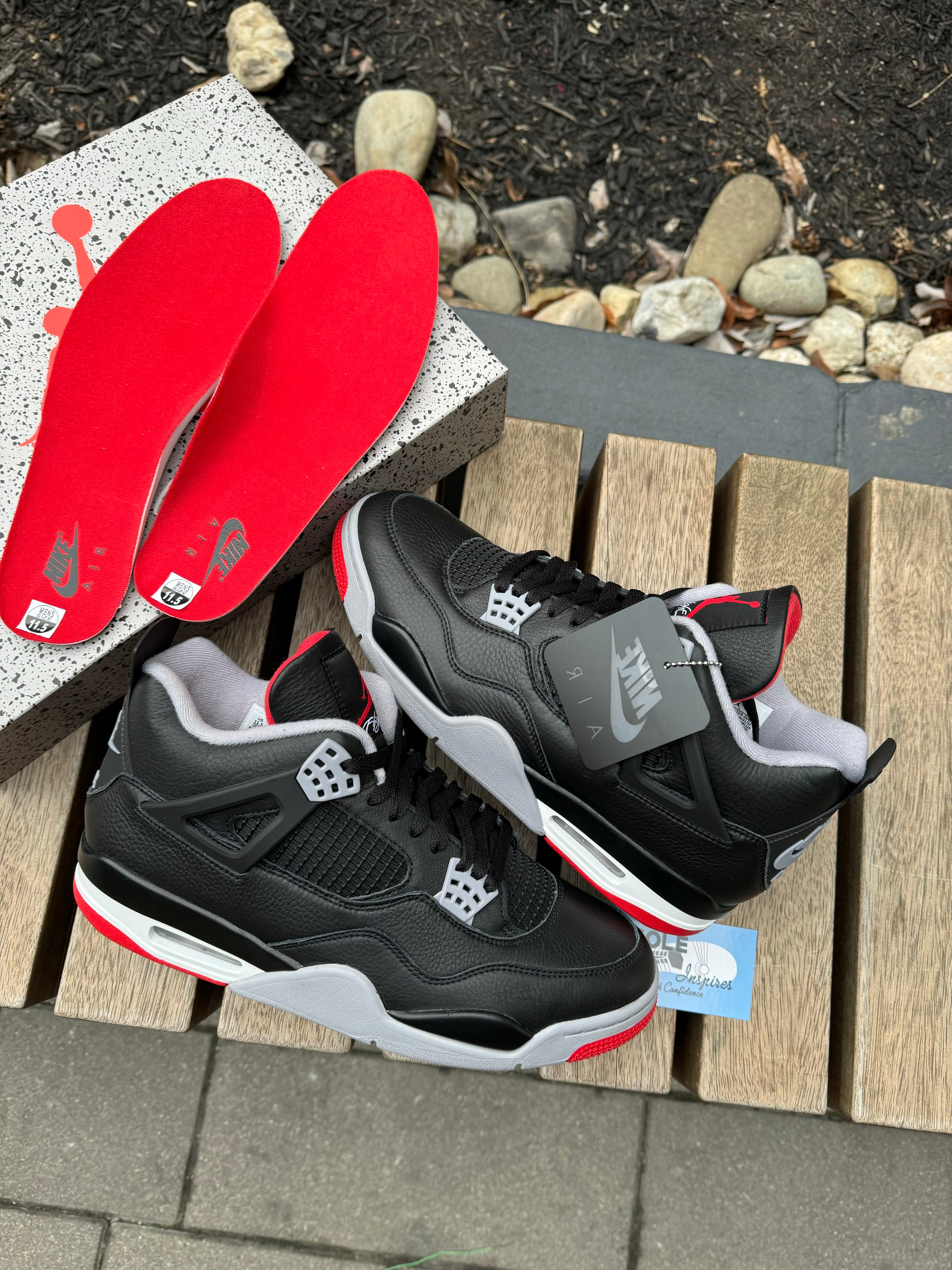 Jordan 4 outlet bred size 13