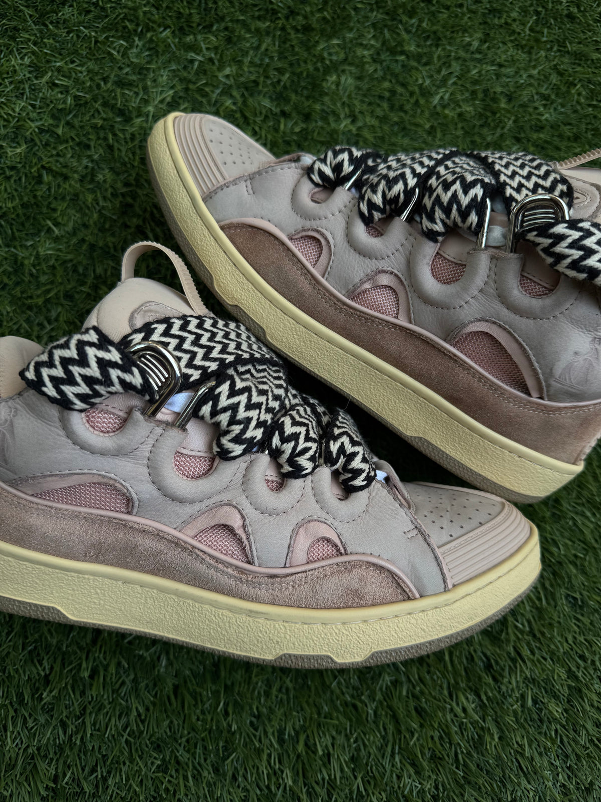 Lanvin Curb Sneakers 'Pink'