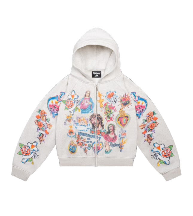 We Are Righteous "Grey" Zip Ups