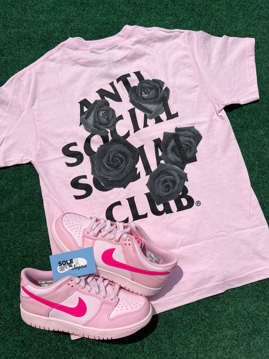 Anti Social Club “Pink Bat Emoji” Tee