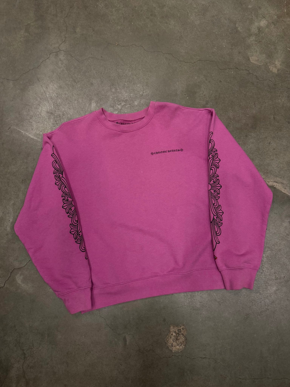 Chrome Hearts x Matty Boy PHYS Spider Web Crewneck 'Purple'