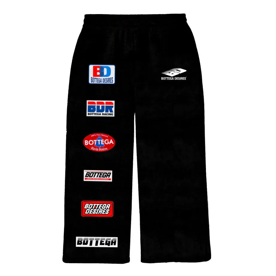 BOTTEGA DESIRES BDR PATCHES SWEATS (BLACK)