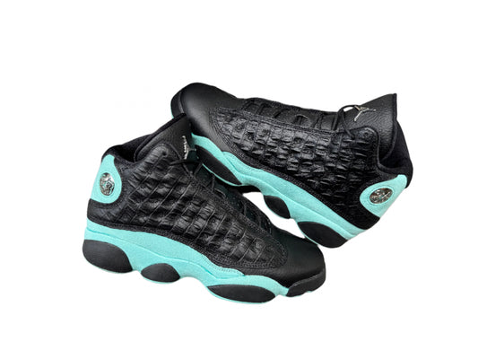 Jordan 13 Retro Black Island Green (GS) *USED*