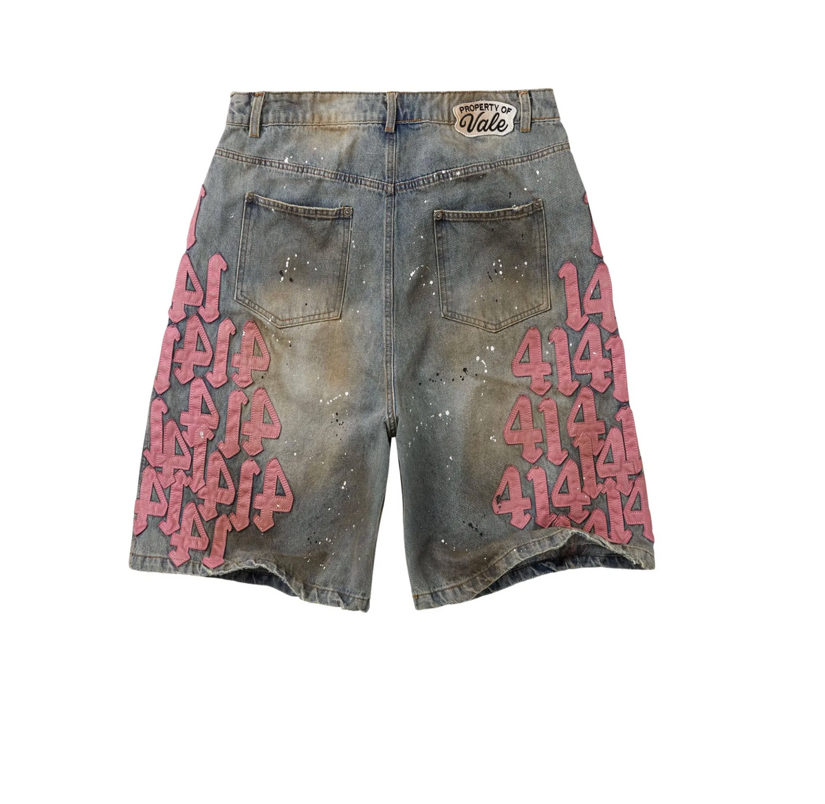 Vale Forever Pink Luxcky Charm Jorts 'Denim'