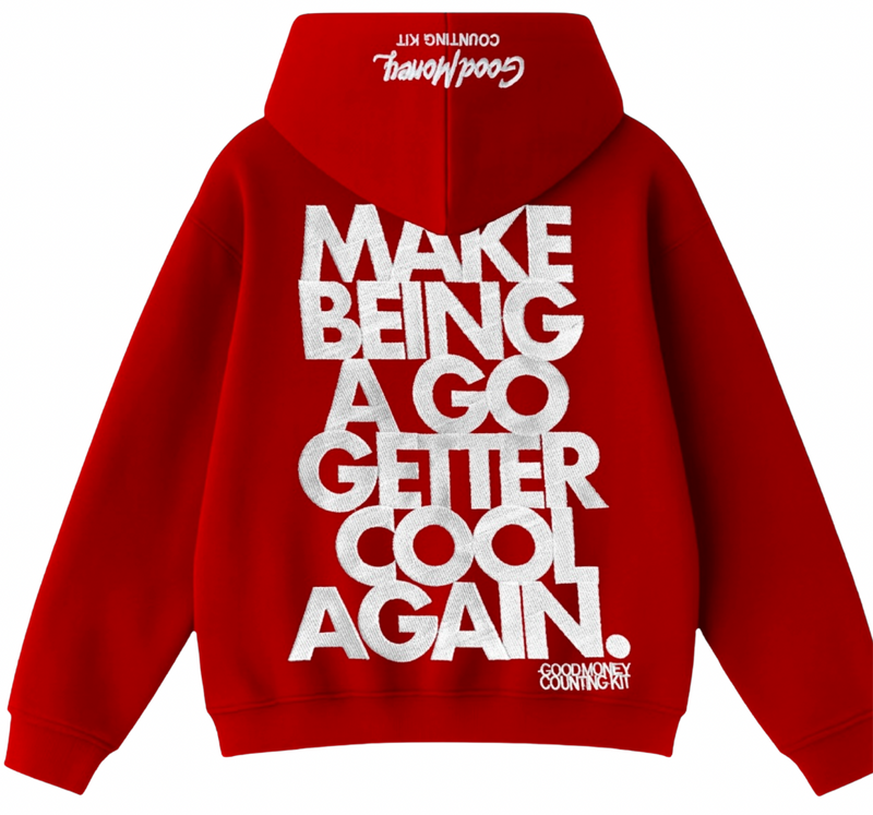 Good Money "GO GETTER" Hoodie (Red/White)