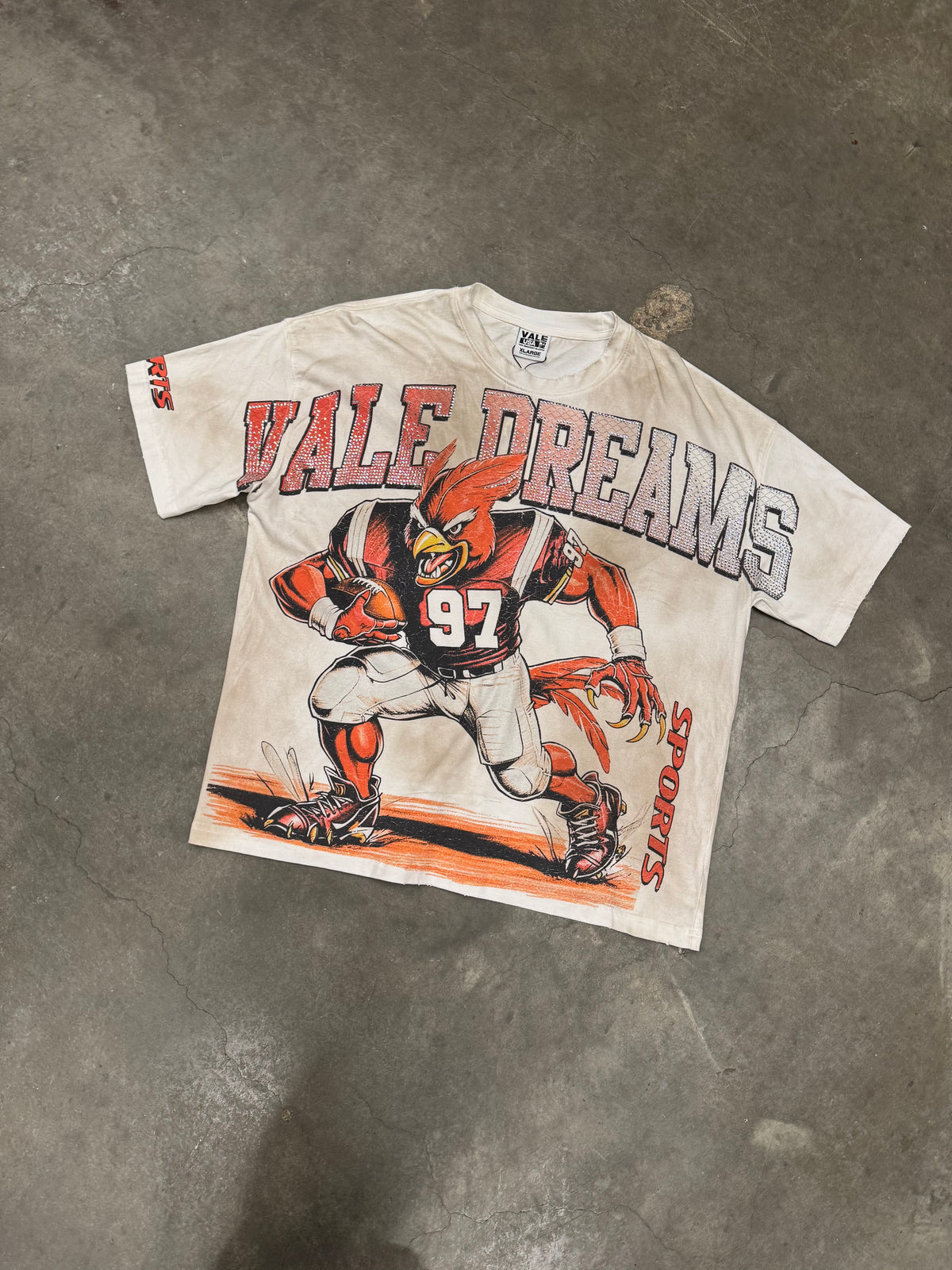 Vale Forever Falcon Bling Tee 'Cream'