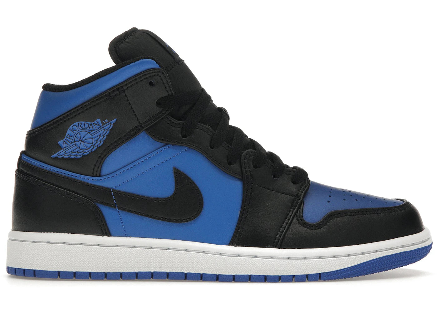 Jordan 1 Mid Black Royal Blue *USED*