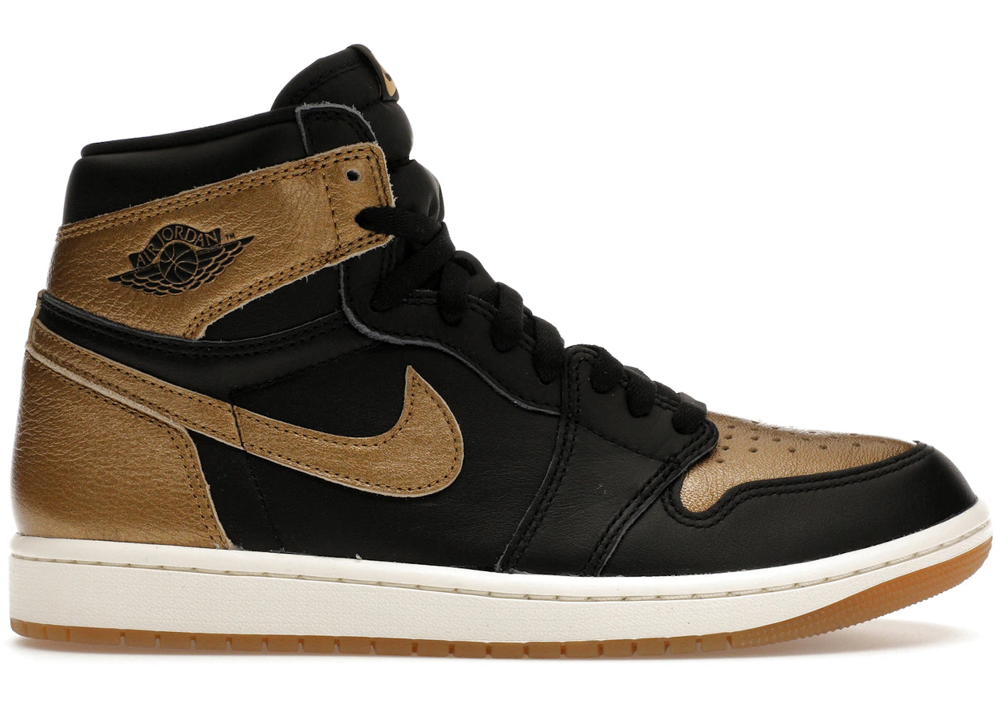 Jordan 1 Retro High OG Black Metallic Gold