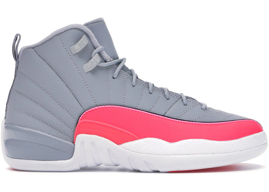 Jordan 12 Retro Wolf Grey Racer Pink (GS) *USED* (REP BOX)