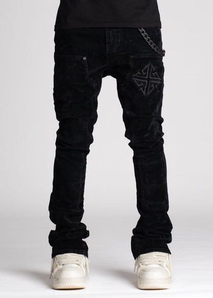 Guapi “All Black Velour Denim”