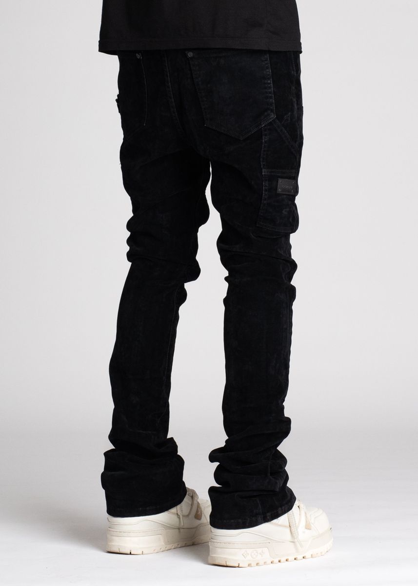 Guapi “All Black Velour Denim”