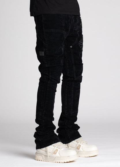 Guapi “All Black Velour Denim”