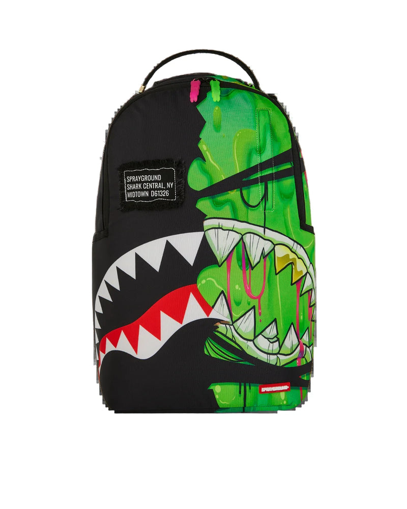 SPRAYGROUND ZOMBIE OOZE SHARK CENTRAL BACKPACK