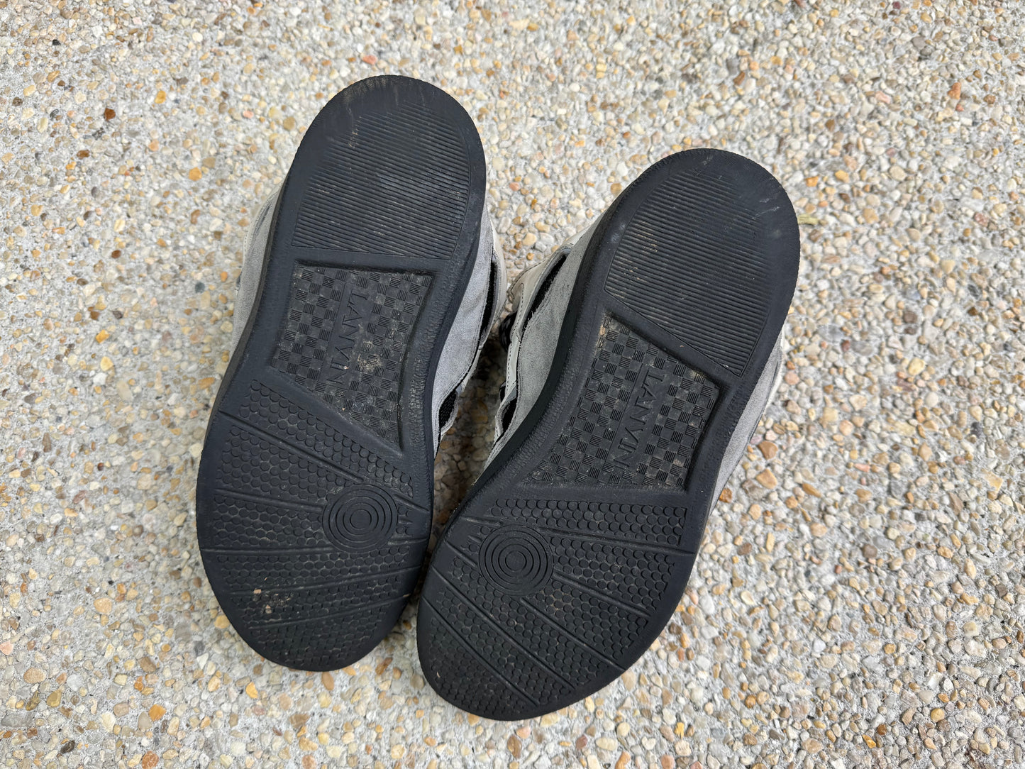 Lanvin Curb Sneakers 'White Anthracite' *USED* (REPLACEMENT BOX) (45 EU)