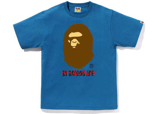 BAPE Katakana By Bathing Ape Tee Blue