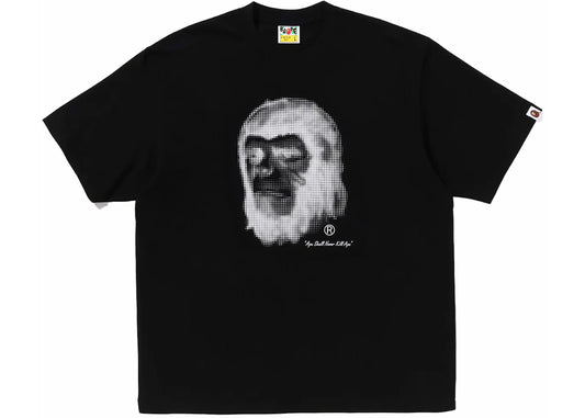 BAPE Pixel Comic Ape Head Relaxed Fit Tee Black