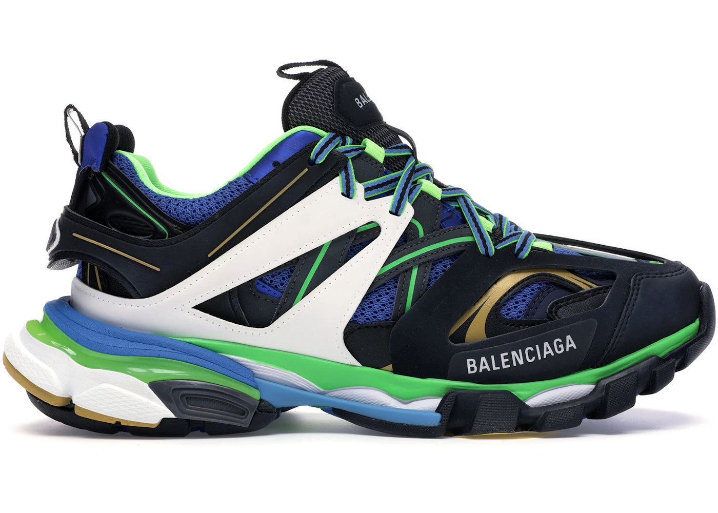 Balenciaga Track Green White Blue *USED* (REPLACEMENT BOX) (42 EU)