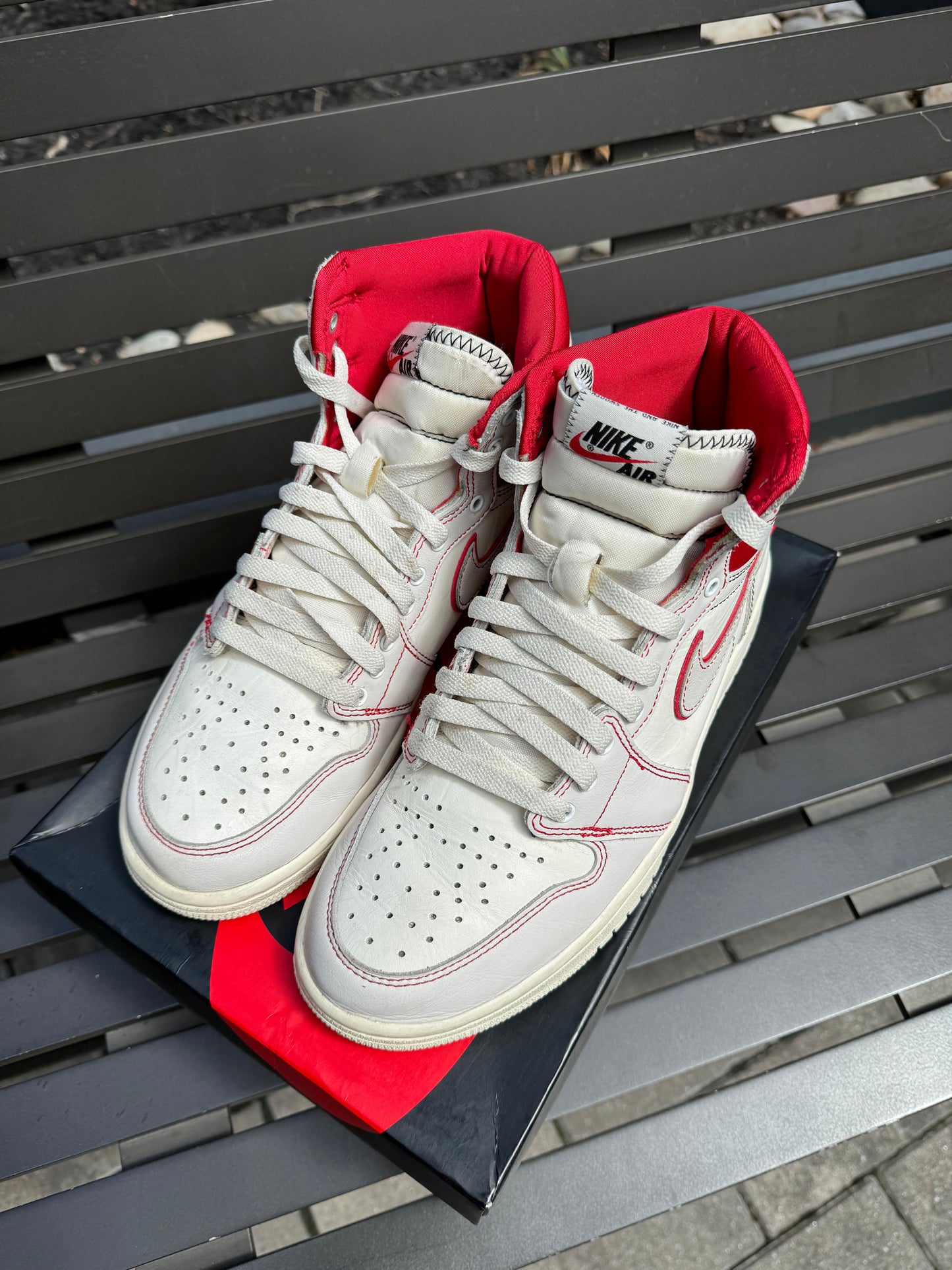 *USED* Air Jordan 1 “Phantom Gym Red”