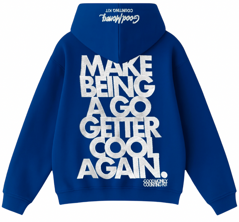 Good Money "GO GETTER" Hoodie (Blue/White)