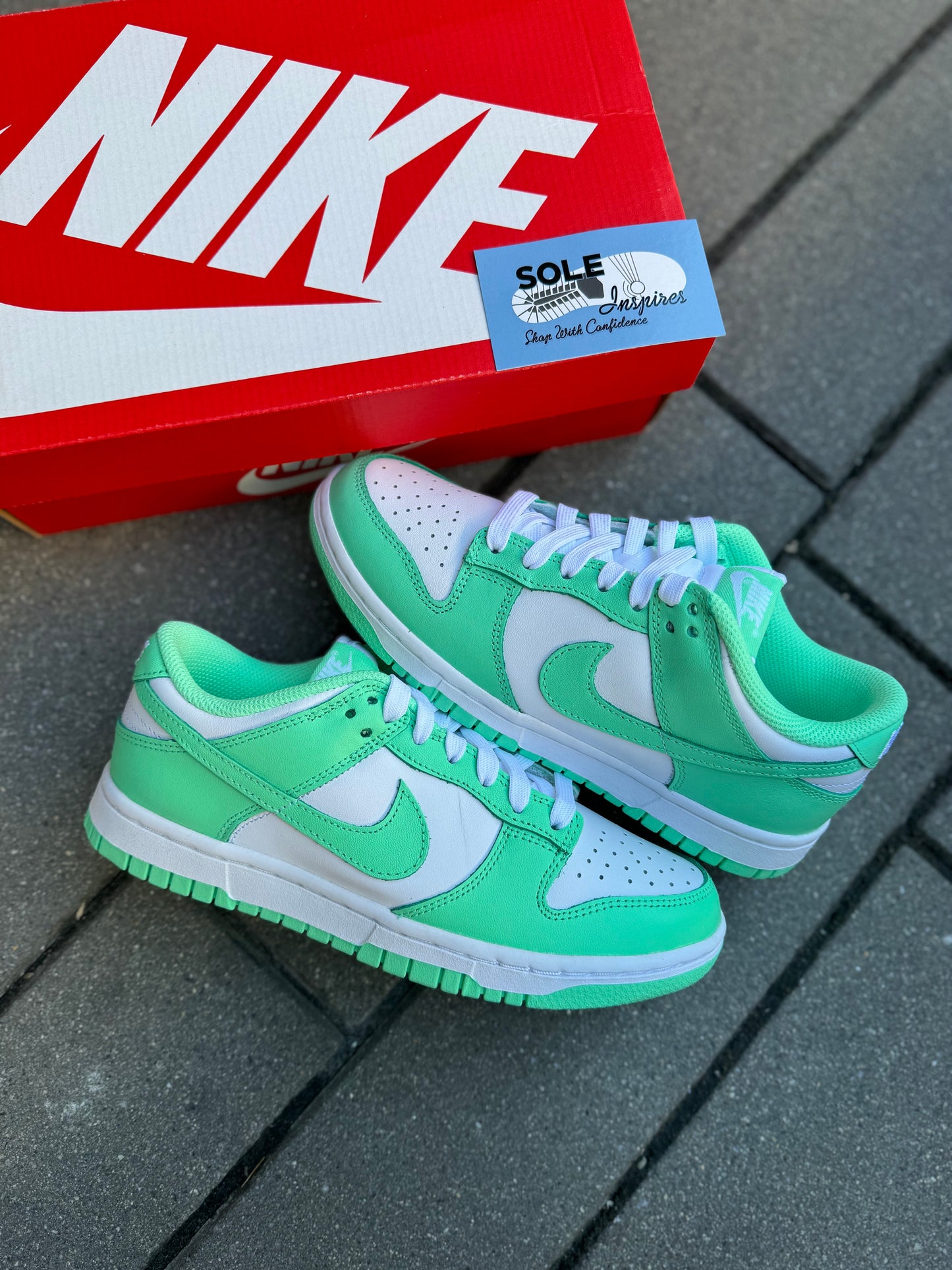 Nike Dunk Low “Green Glow” (GS)