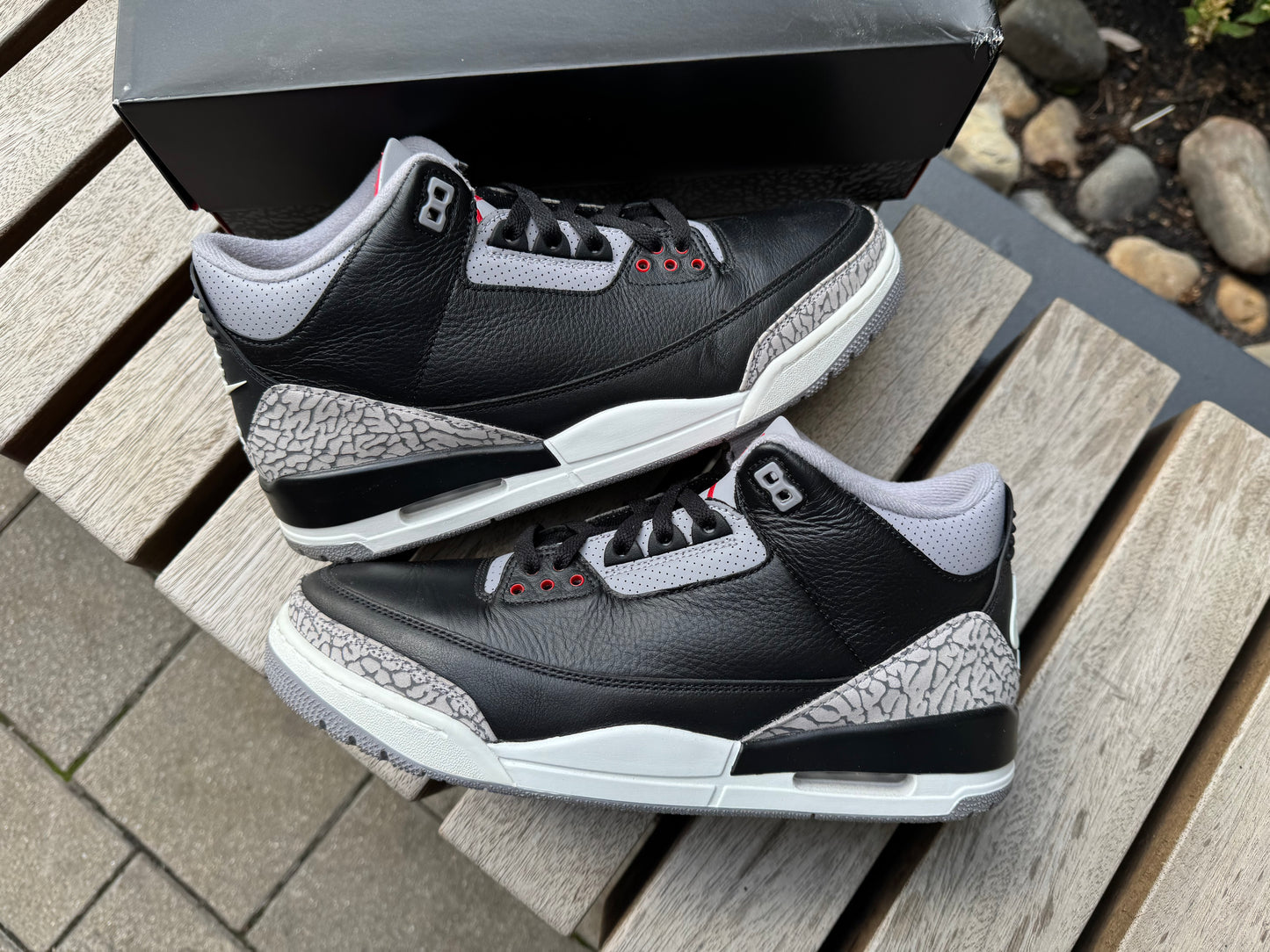 Jordan 3 Retro OG Black Cement (2024) *USED*