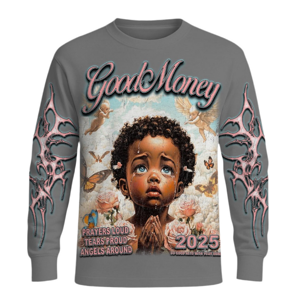 Good Money “Baby Praying” Long Sleeve