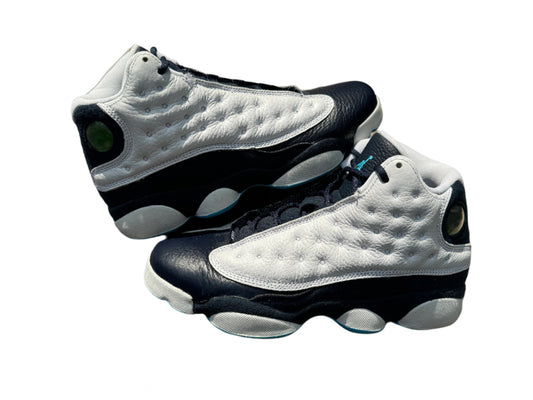Jordan 13 Retro White Obsidian Powder Blue (GS) *USED* (NO BOX)