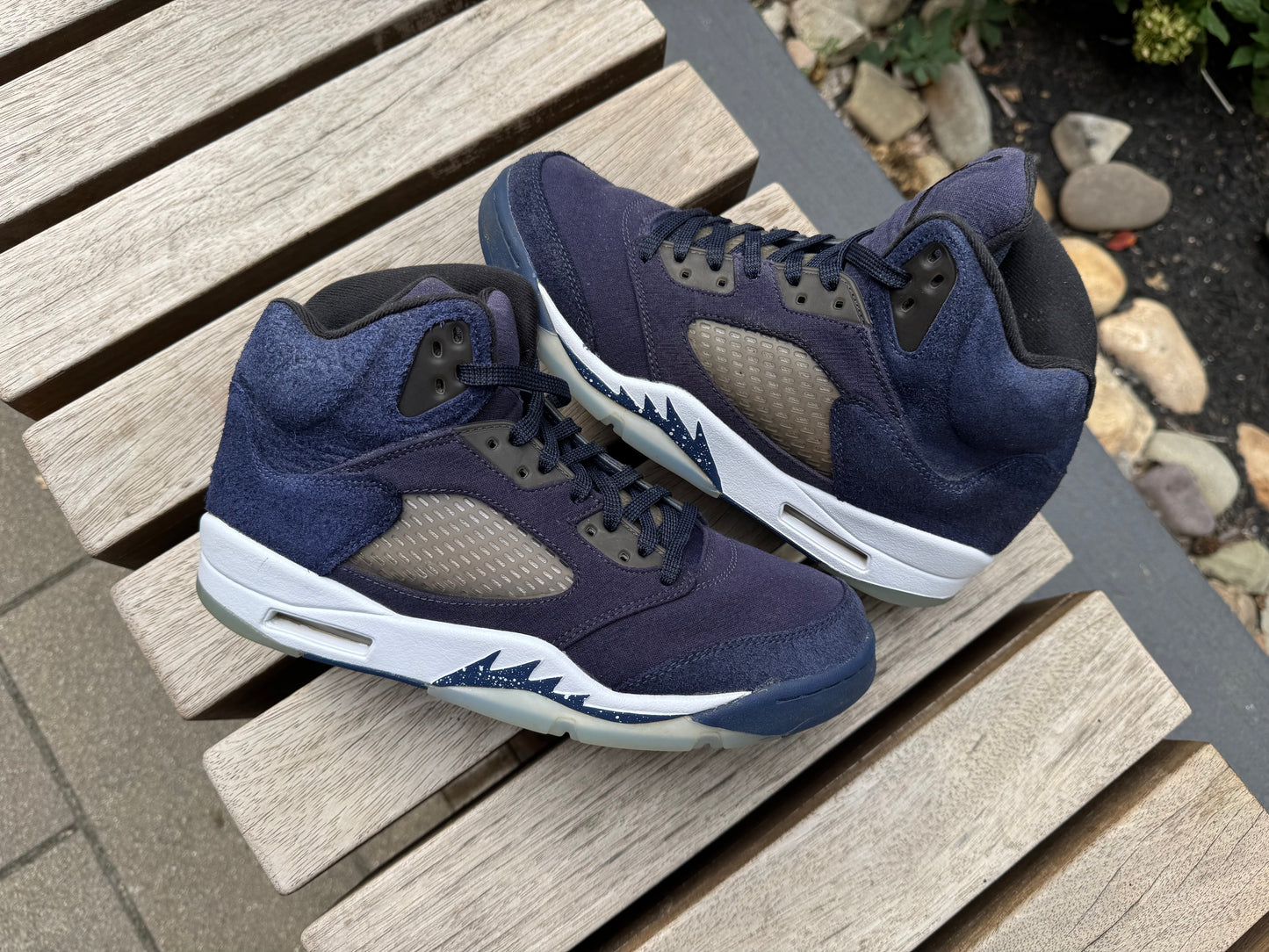 Jordan 5 Retro Midnight Navy *USED* (NO BOX)