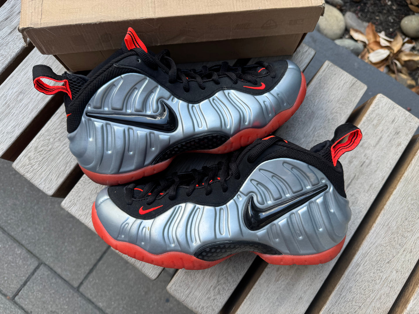 Nike Air Foamposite Pro Bright Crimson *USED*