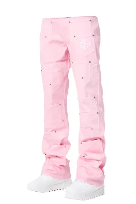 Guapi French Rose Pockets Flared Denim (French-Rose-Pockets-Flared-Denim)