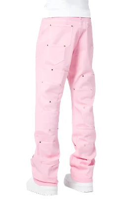 Guapi French Rose Pockets Flared Denim (French-Rose-Pockets-Flared-Denim)