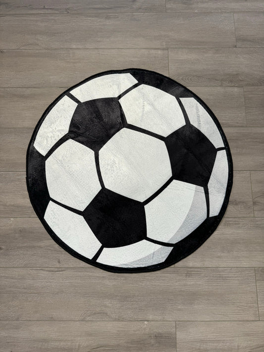 Custom “SOCCER BALL” Rug