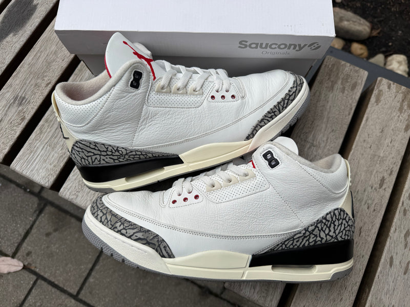 Jordan 3 Retro White Cement Reimagined *USED*